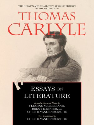 cover image of Essays on Literature